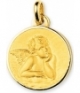 Médaille ange or jaune 9 carats