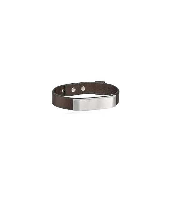 Bracelet Acier et Cuir Homme JF02363040