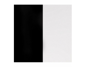 Cuir Bracelet Noir/Blanc 8 mm
